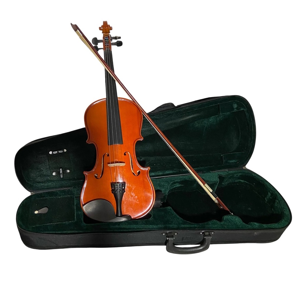 Unbranded 4/4 Student Violin w/ Case & Bow - Upgraded Teller Germany Bridge